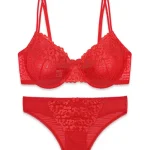 ست شورت و سوتین توری فنردار Barone بارونه کد 1312107