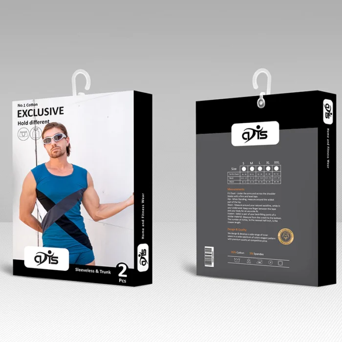 ست شورت نیمپا و زیرپوش آستین حلقه ای آتیس کد 2432105 - Image 2