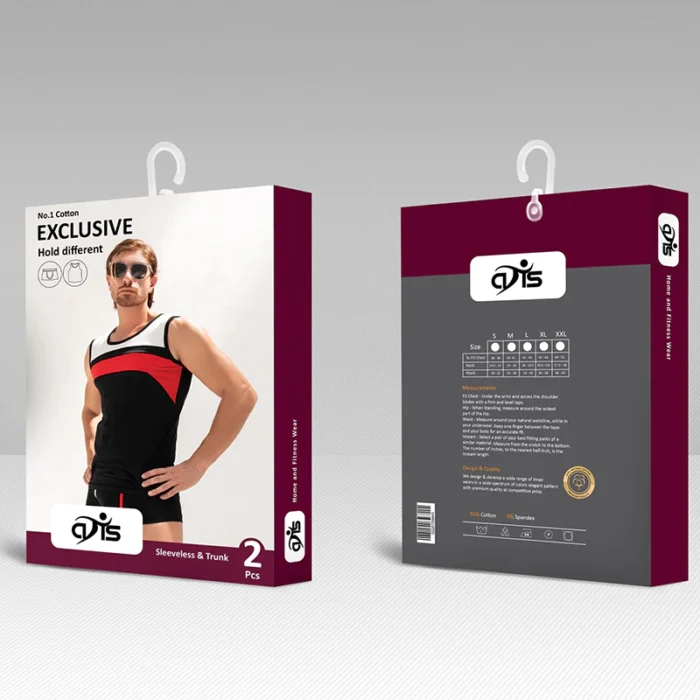 ست شورت نیمپا و زیرپوش آستین حلقه ای آتیس کد2432106 - Image 2