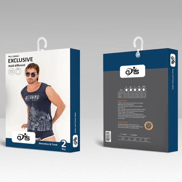 ست شورت نیمپا و زیرپوش آستین حلقه ای آتیس کد 2431104 - Image 3