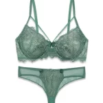 ٖست شورت و سوتین توری فنردار Barone بارون گلدوزی کد 1312108