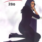 جوراب شلواری زنانه پنتی 280 ضخیم کد 146102