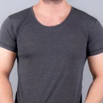 زیرپوش مردانه نیم استین سوزن خالی بلکس (نیکوتن پوش) کد ۱۰۱۰