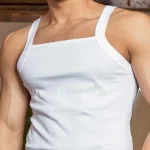 زیرپوش مردانه رکابی یقه خشتی بلکس (نیکوتن پوش) کد ۱۲۳۶