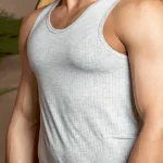 زیرپوش مردانه رکابی سوزن خالی بلکس (نیکوتن پوش) کد 1173