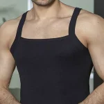 زیرپوش مردانه رکابی یقه خشتی بلکس (نیکوتن پوش) کد ۱۲۶۴