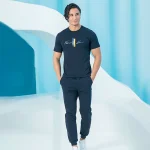 ست مردانه تی شرت و شلوار دم پا کش بلکس(نیکوتن پوش)کد ۶۳۱۳۲