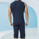 ست مردانه حلقه ای چاپدار و شلوارک بلکس(نیکوتن پوش) کد۶۸۱۲