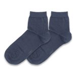 جوراب نیم ساق Clevent کلونت ساده طیف تیره کد 2100