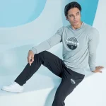 ست مردانه بلوز و شلوار چاپدار بلکس (نیکوتن پوش)