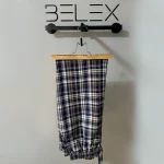 شلوار مردانه راحتی چهار خانه بلکس (نیکوتن پوش)