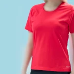 تیشرت زنانه یقه گیپور ساده رنگی بلکس (نیکوتن پوش) کد 11412