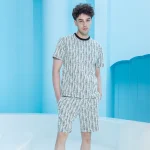 ست مردانه تیشرت و شلوارک بوکله بلکس (نیکوتن پوش) کد ۶۱۱۱۷-۱