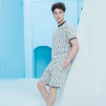 ست مردانه تیشرت و شلوارک بوکله بلکس (نیکوتن پوش) کد ۶۱۱۱۷-۱