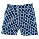 شورت باکسر مردانه دکمه دار کمرکش لیفه ای رنگی چاپدار بسته ۳ عددی بلکس(نیکوتن پوش) کد ۳۱۱۱۶