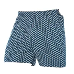 شورت باکسر مردانه دکمه دار کمرکش لیفه ای رنگی چاپدار بسته ۳ عددی بلکس(نیکوتن پوش) کد ۳۱۱۱۶