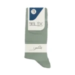 جوراب ساقدار مردانه سوپر پنبه طرح 2 بلکس (نیکوتن پوش)