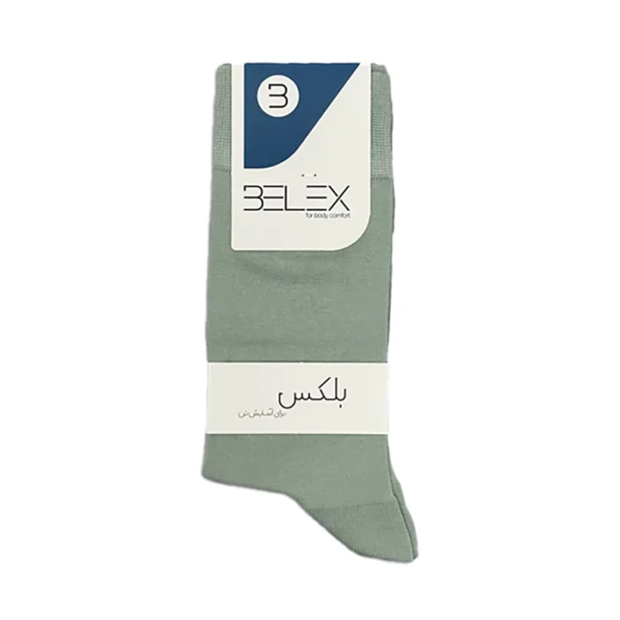 جوراب ساقدار مردانه سوپر پنبه طرح 2 بلکس (نیکوتن پوش)