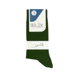 جوراب ساقدار مردانه سوپر پنبه طرح 2 بلکس (نیکوتن پوش)