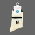 جوراب نیم ساق زنانه سوپر پنبه بلکس طرح 10 - Image 4