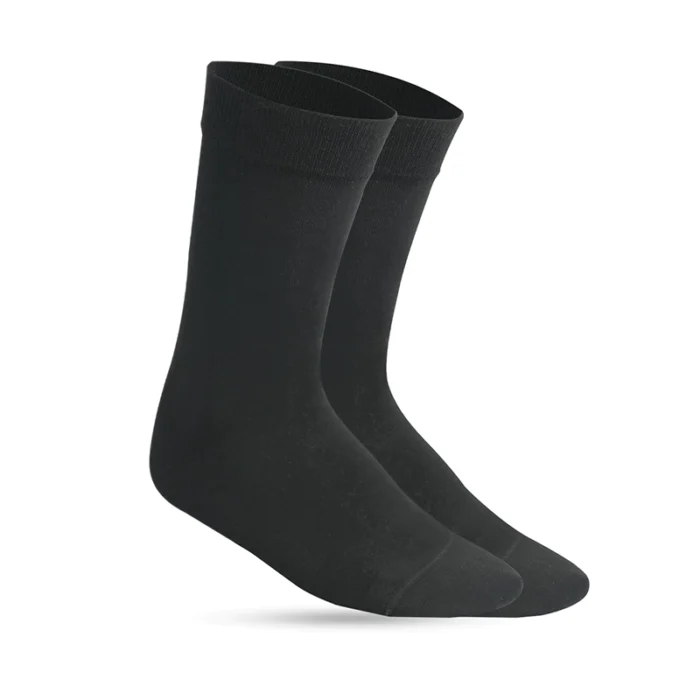 sagh-boland-meshki-tak copy جوراب ساقدار مردانه مشکی جناب - Image 1