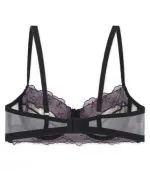 ست شورت و سوتین توری فنردار Lavender لوندر گلدوزی کد 1312102