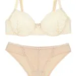 ست شورت و سوتین توری فنردار Barone بارون گلدوزی کد 1312130