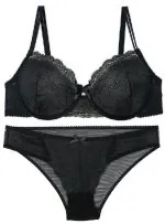 ست شورت و سوتین توری فنردار Barone بارون گلدوزی کد 1312129