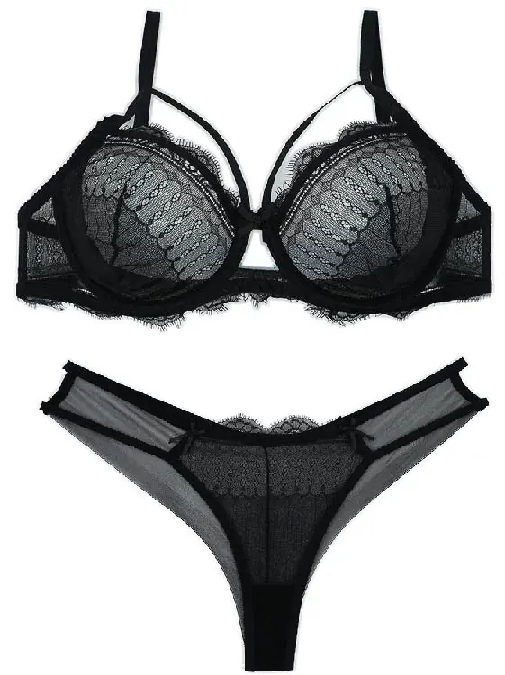 ست شورت و سوتین توری فنردار Barone بارون گلدوزی کد 1312119 ست شورت و سوتین توری فنردار Barone بارون گلدوزی کد 1312119