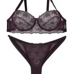 ست شورت و سوتین توری فنردار Barone بارون گلدوزی