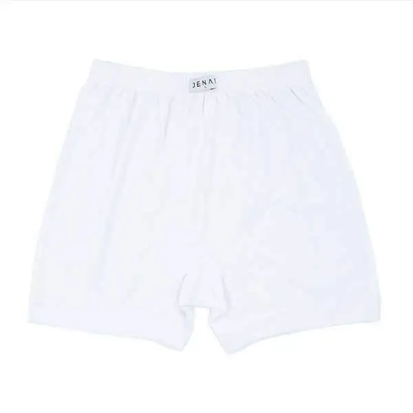 شورت مردانه پادار سفید جناب(6عددی) کد 2423149