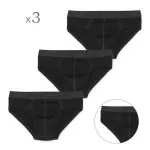 پک شورت مردانه اسلیپ نخی کش از رو Clevent کلونت کد 2108 - بسته 3 عددی